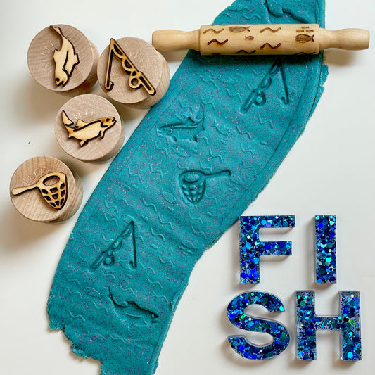 Fishing Stampers and River Texture Roller