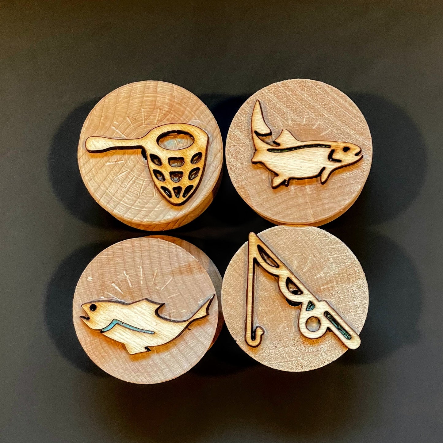 Fishing Stampers and River Texture Roller