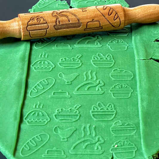 Holiday Dinner Texture Roller