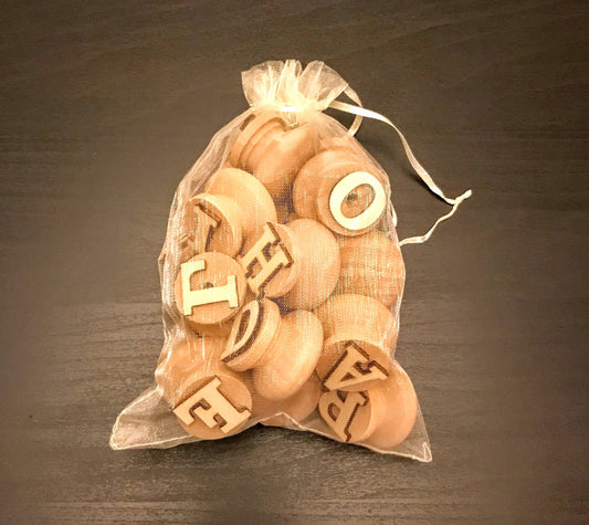 Wooden Alphabet Stampers