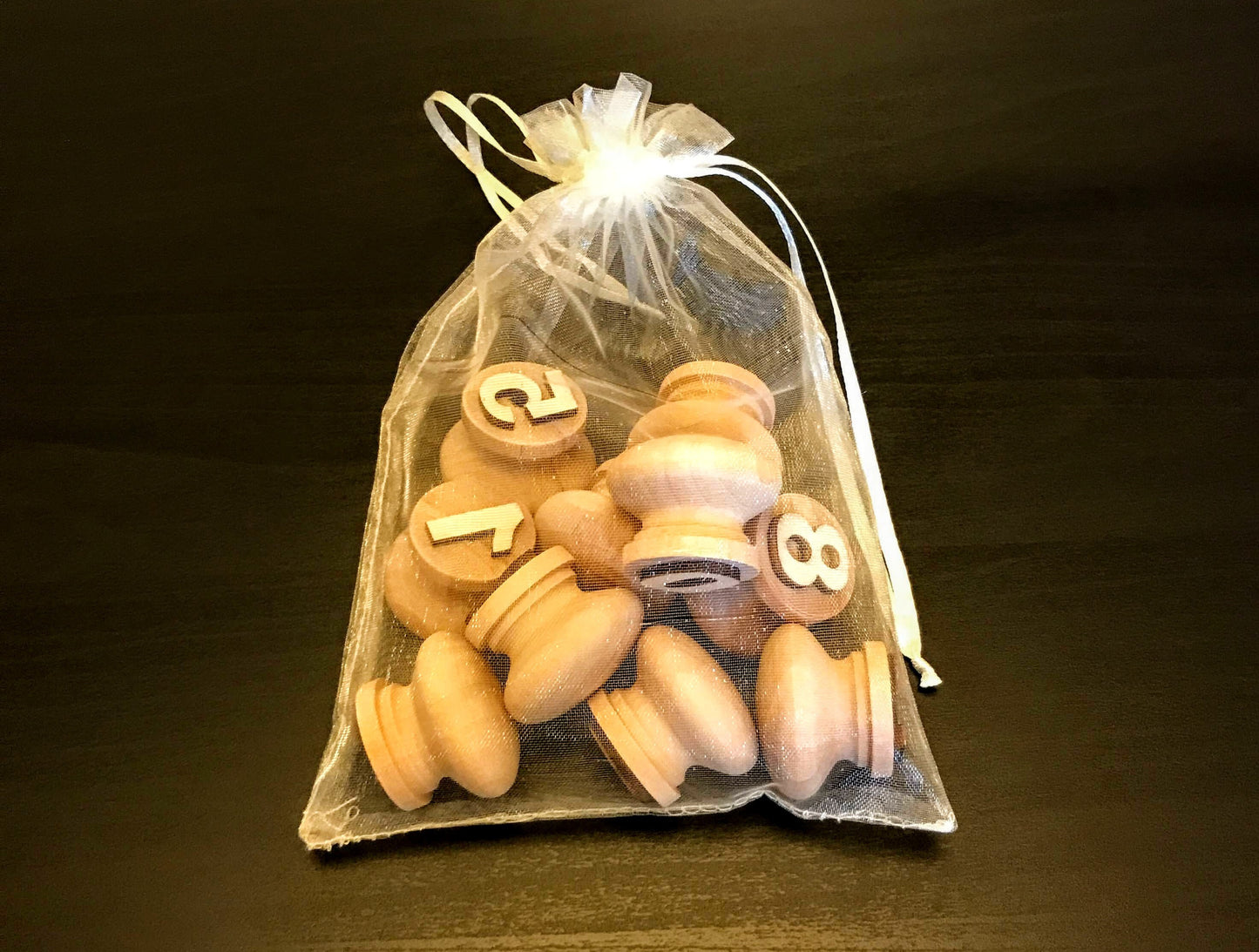 Wooden Number Stampers