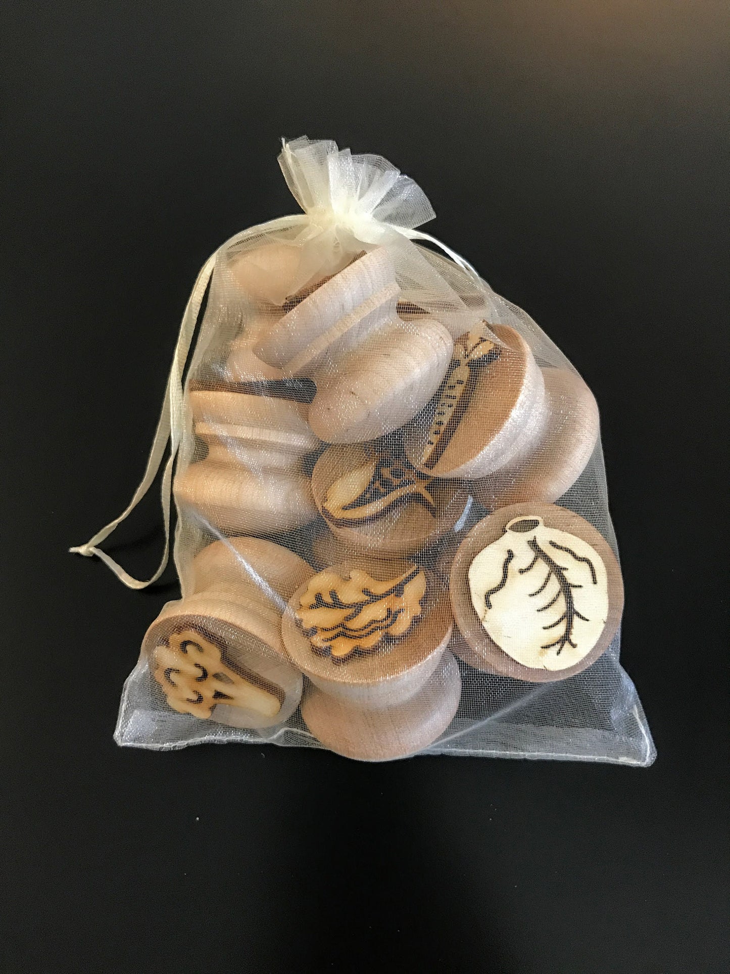 Wooden Vegetable Stampers