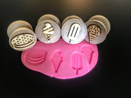 Wooden Frozen Treat Stampers