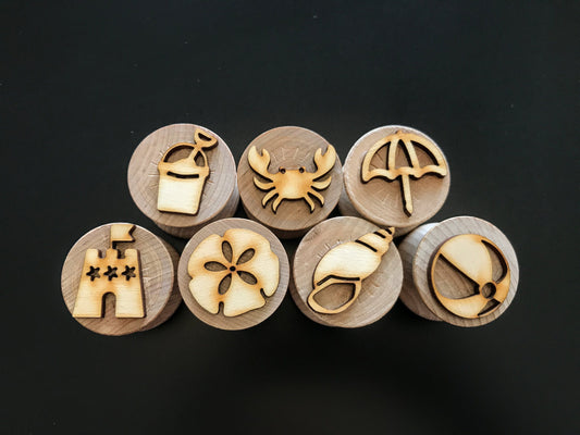 Wooden Beach Day Stampers