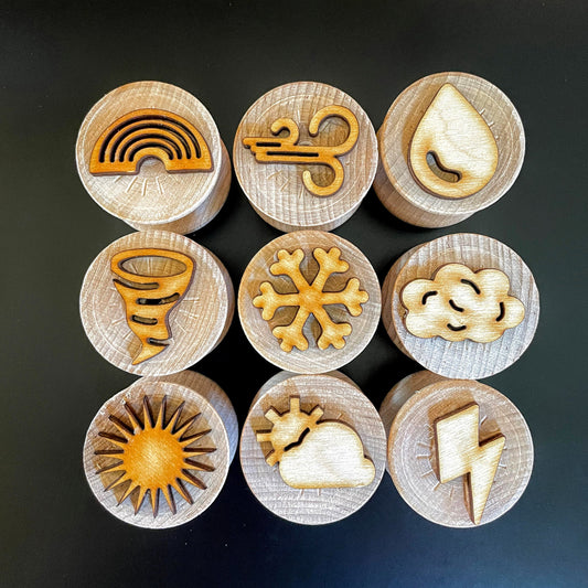 Wooden Weather Stampers