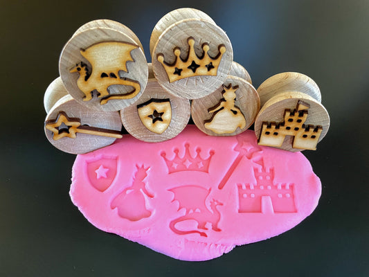 Wooden Fairytale Stamper Set
