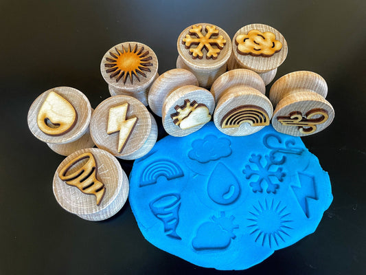 Wooden Weather Stampers