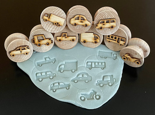 Wooden Vehicle Stampers