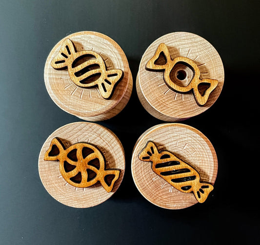 Wooden Candy Stampers