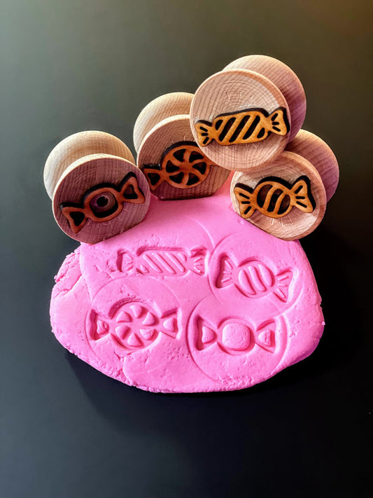 Wooden Candy Stampers
