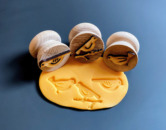 Wooden Bird Stampers