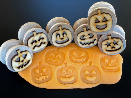 Stamp-o-Lanterns || Wooden Sensory Stampers