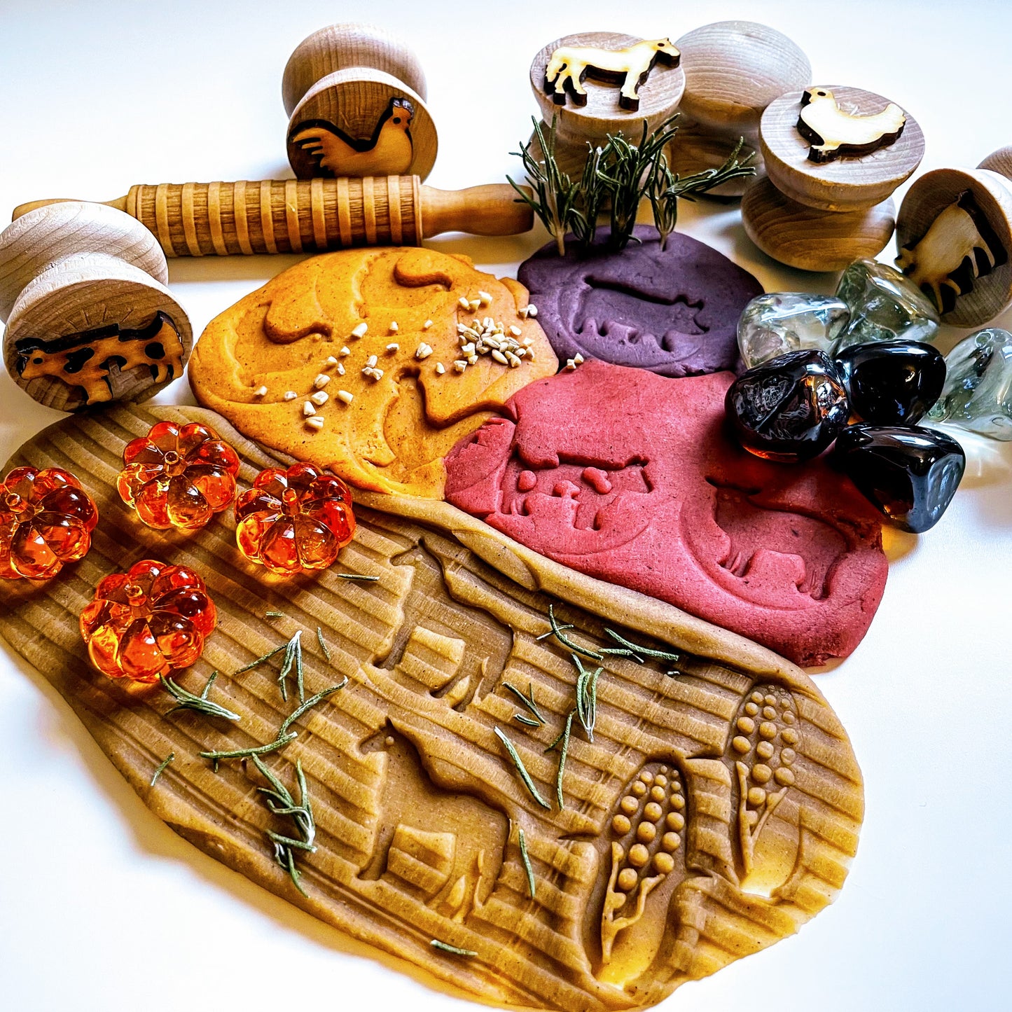 Field Roller + Veggie Garden Stampers