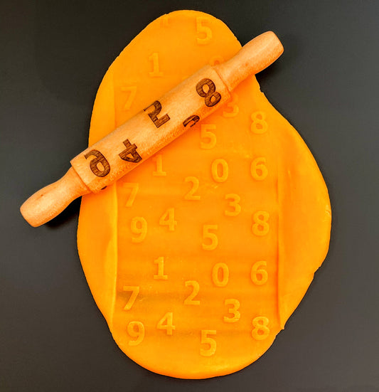 Numbers Texture Pattern Roller