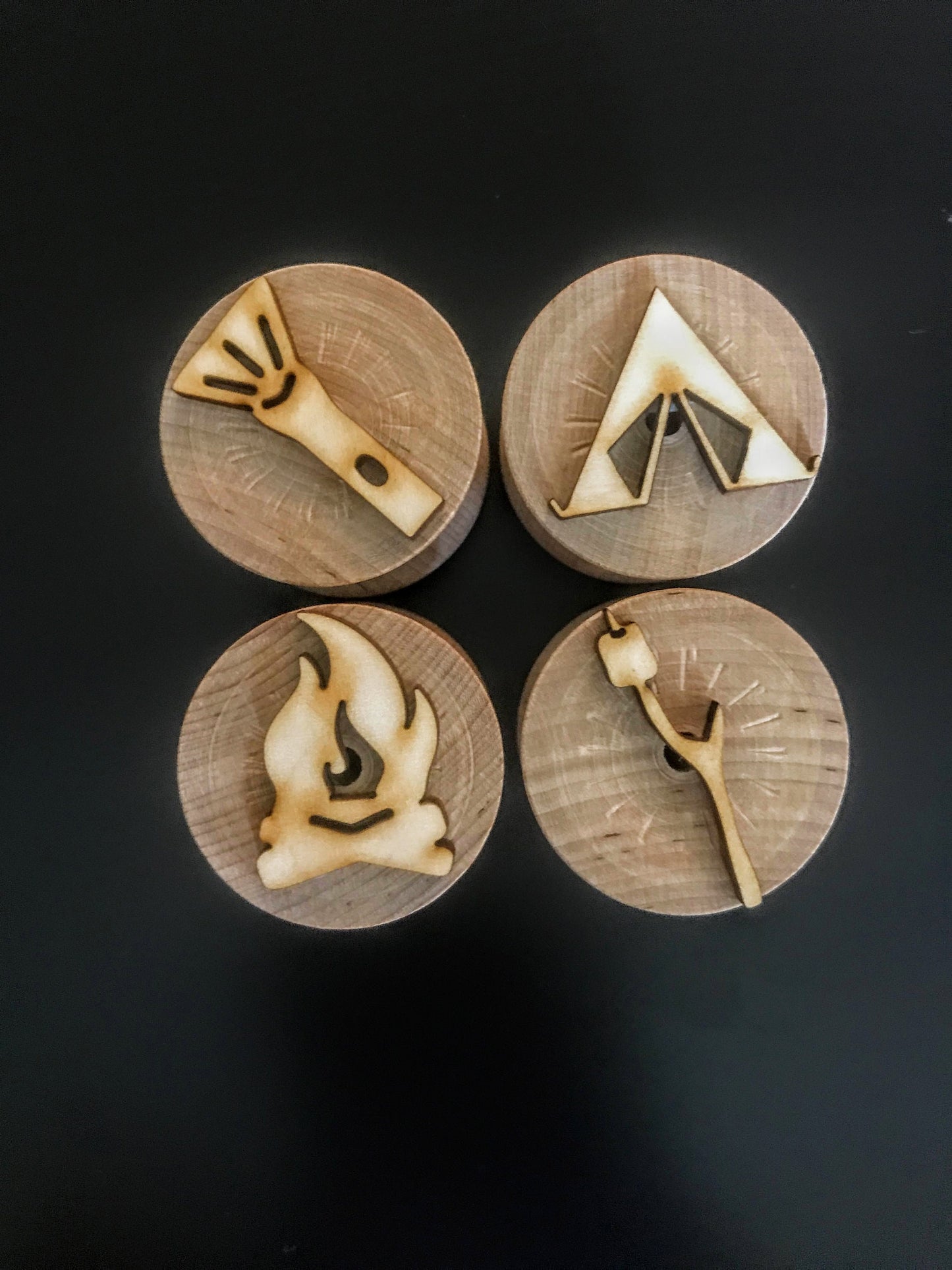 Wooden Camping Stampers