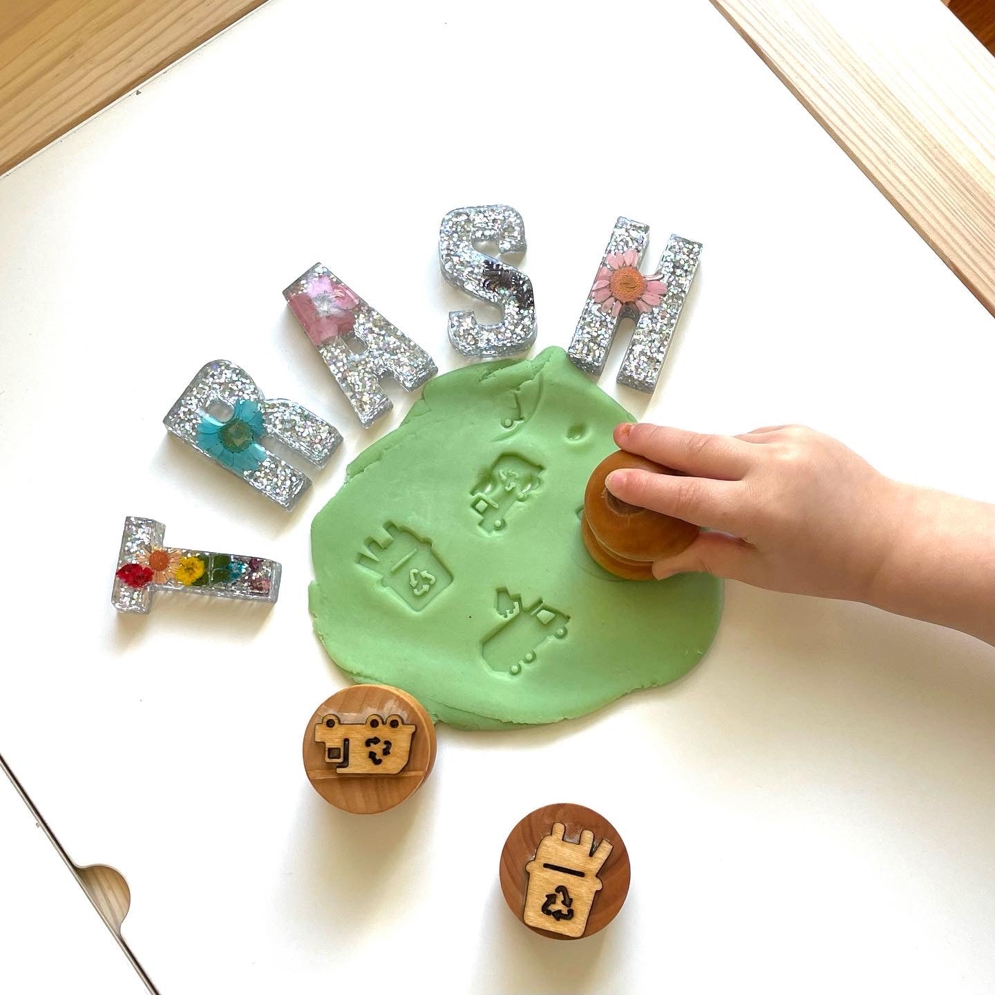 Garbage Stampers || Set of 4 Sensory Playdough Tools