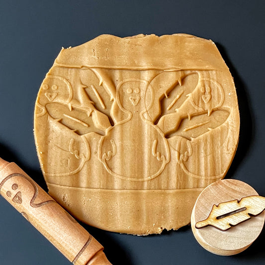 Turkey Texture Roller and Feather Stamp